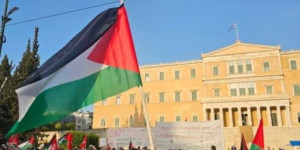 Στο συλλαλητήριο για την Παλαιστίνη ο Γιώργος Παπαηλιού