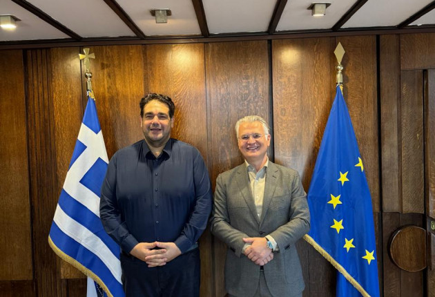 Συνάντηση του Περιφερειάρχη Δημήτρη Πτωχού με τον Υπουργό  Εσωτερικών Θεόδωρο Λιβάνιο