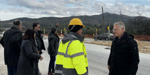 Κορινθία: Στο πεδίο των έργων ο Περιφερειάρχης Δημήτρης Πτωχός