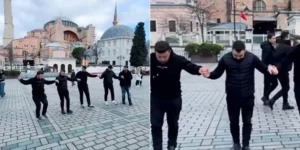 Ο λυράρης της παρέας που χόρεψε στην Αγιά Σοφιά μιλά στο Flash.gr: "Μας βγήκε αυθόρμητα"