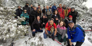 Μοναδικές εικόνες από την εξόρμηση του ΣΑΟΟ στο χιονισμένο Βορειανατολικό Μαίναλο