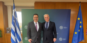 Συνάντηση εργασίας του Δ. Πτωχού με τον νέο Υπουργό Περιβάλλοντος και Ενέργειας