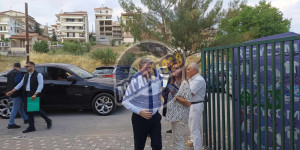 Η άφιξη του Προέδρου του ΠΑΣΟΚ στο Μουσικό Σχολείο Τρίπολης (vid)