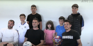 Οι μικροί φίλοι του ASTERAS AKTOR συνάντησαν τους αγαπημένους τους παίκτες (video)