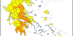 "Πορτοκαλί" συναγερμός για φωτιά, την Τρίτη και στην Αρκαδία