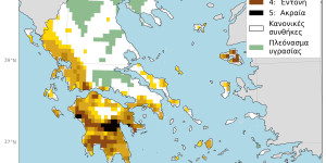 Σε επίπεδο έντονης ή ακραίας ξηρασίας η Αρκαδία!