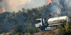 Πυρκαγιά στο Παρθένι