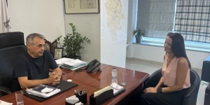 Τζιούμης: "Σε εξαιρετικό κλίμα η συνάντηση με τη νέα Διοικήτρια του Παναρκαδικού Νοσοκομείου"