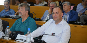 Ο Δήμαρχος Γορτυνίας Ευστάθιος Κούλης στην συνεδρίαση του ΔΣ της  ΚΕΔΕ στη Θεσσαλονίκη