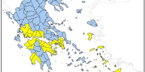 Χάρτης πρόβλεψης κινδύνου πυρκαγιάς: Στο "μπλε" αύριο η Αρκαδία